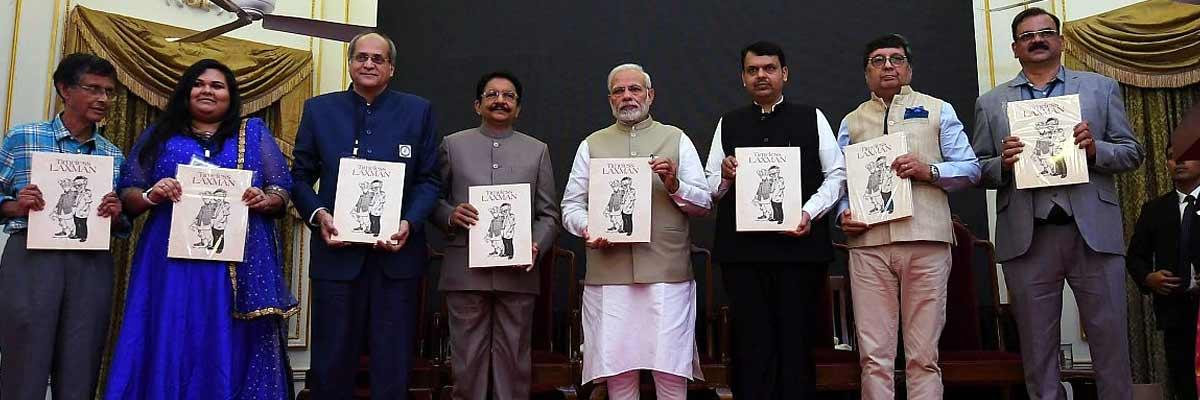 PM releases book on renowned cartoonist R K Laxman
