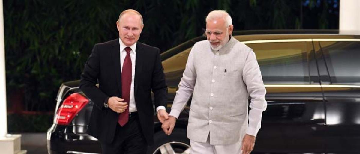 Putin arrives in India for Annual Bilateral Summit