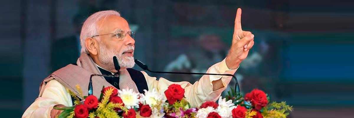 PM lays stones for Thane Metro, mass housing project