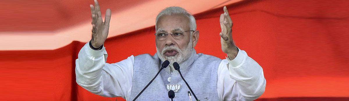 Modi tears into Cong, TRS over family rule and vote bank politics