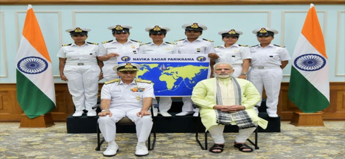 Vizag naval officer Swathi, team meet Prime Minister