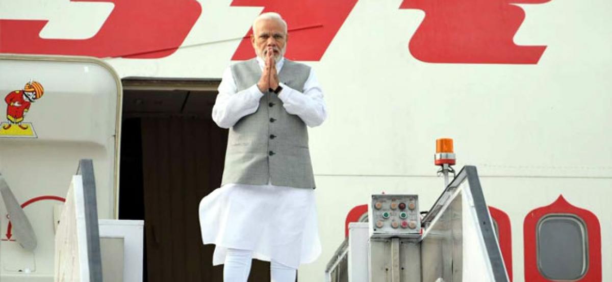 PM Modi arrives in China for annual SCO Summit; to hold private talks with Xi Jinping