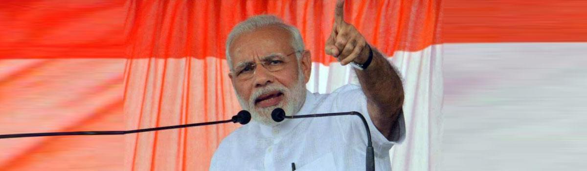 Ensure not a single vote goes to Congress: Modi at election rally