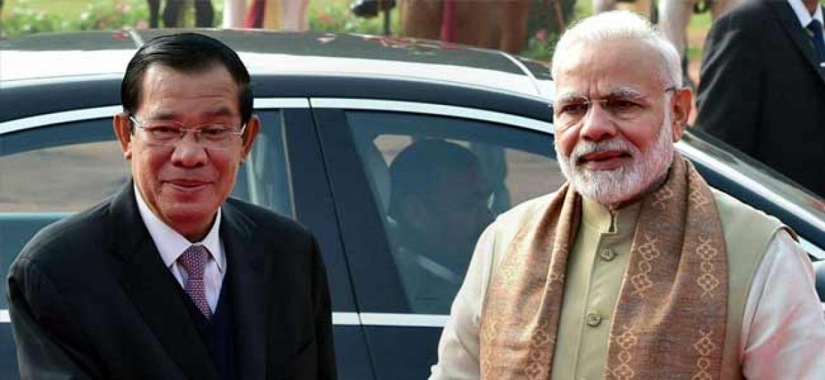 PM Modi holds bilateral talks with Cambodian counterpart Hun Sen, says will strenghten relations in every sector