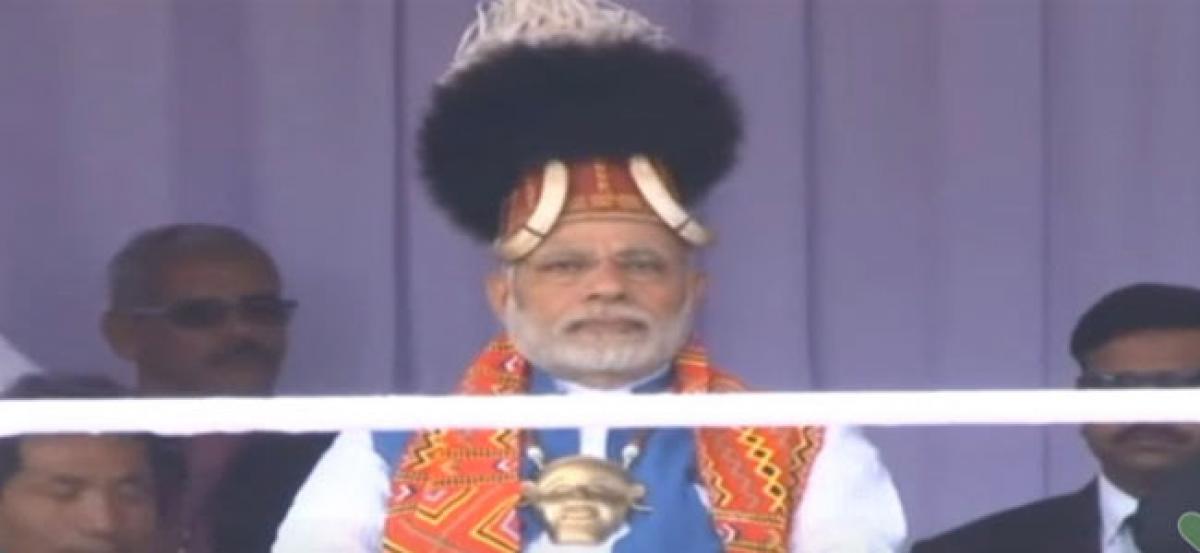 Nagaland needs strong, stable government: PM Modi