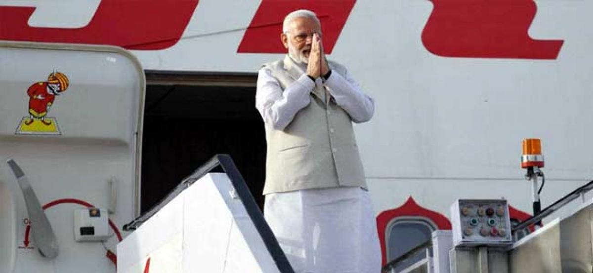 PM Narendra Modi arrives in Sochi to hold informal summit with Vladimir Putin