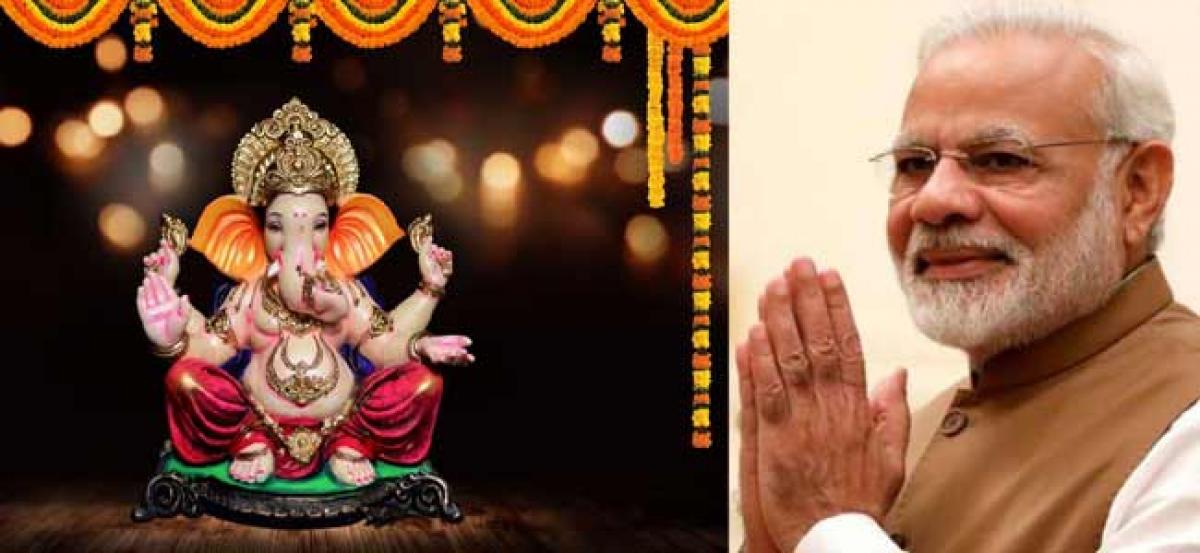 PM Modi extends greetings on Ganesh Chaturthi