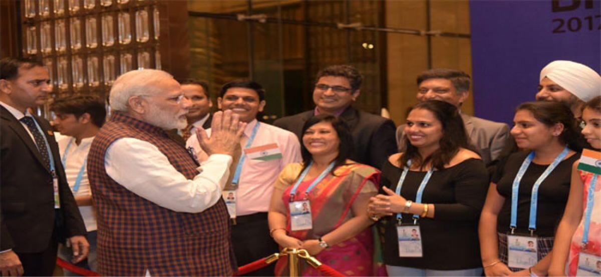 Modi in China for BRICS meet