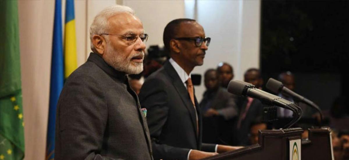 On a first ever visit by Indian PM, Modi promises High Commission in Rwanda