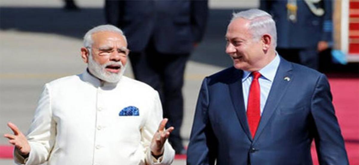 Israel PM Netanyahu leaves for historic visit to India