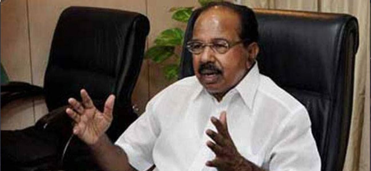PM, BJP cant decide arbitrarily on whether or not to advance LS poll: Veerappa Moily