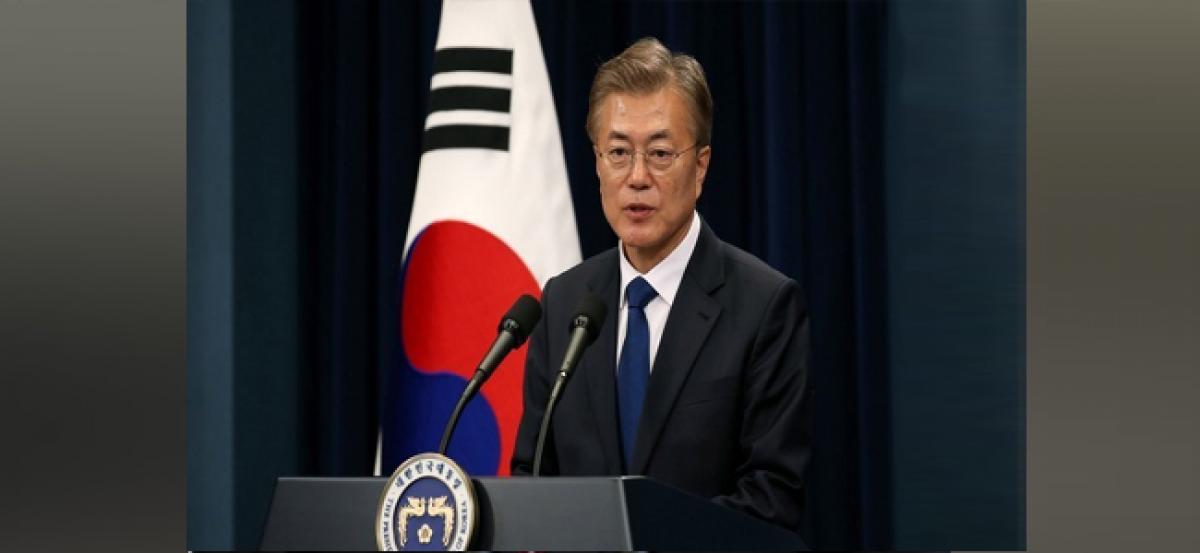 Moon returns to S Korea from Russia visit