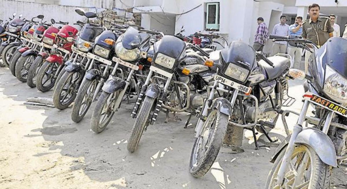 42 stolen bikes recovered, 3 held