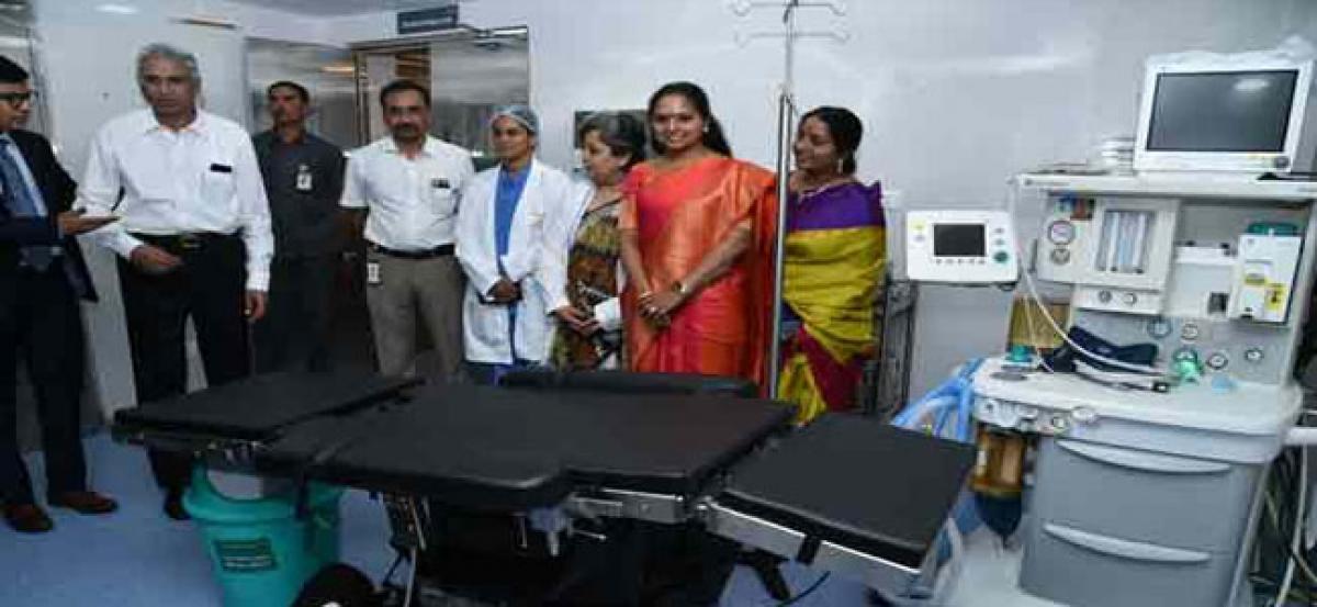 TRS MP Kavitha: Hyderabad is a major destination for Medicare