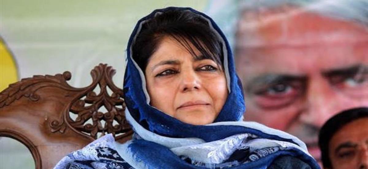 Mehbooba denounces call for separate state for Muslims