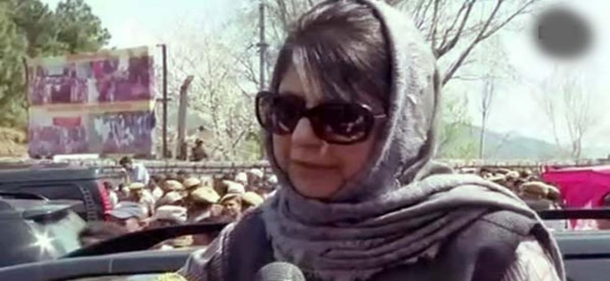 Appeal to PM, Pak for stopping exchange of fire: Mehbooba Mufti