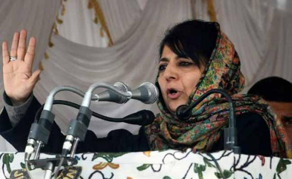 Restoring peace in the valley paramount: Mehbooba Mufti