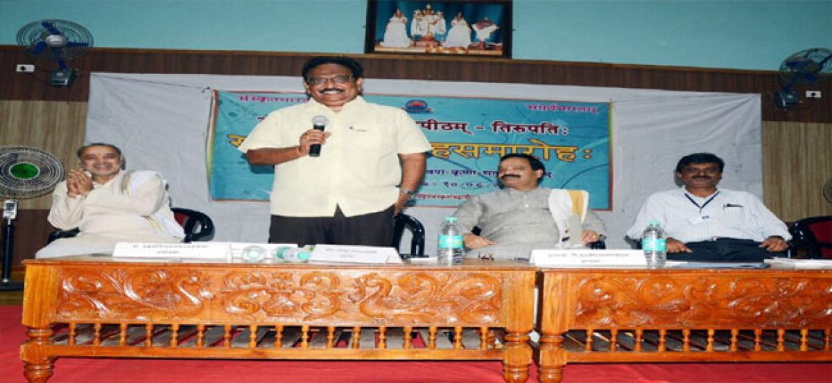 V-C vows to make RSVP powerhouse for Sanskrit