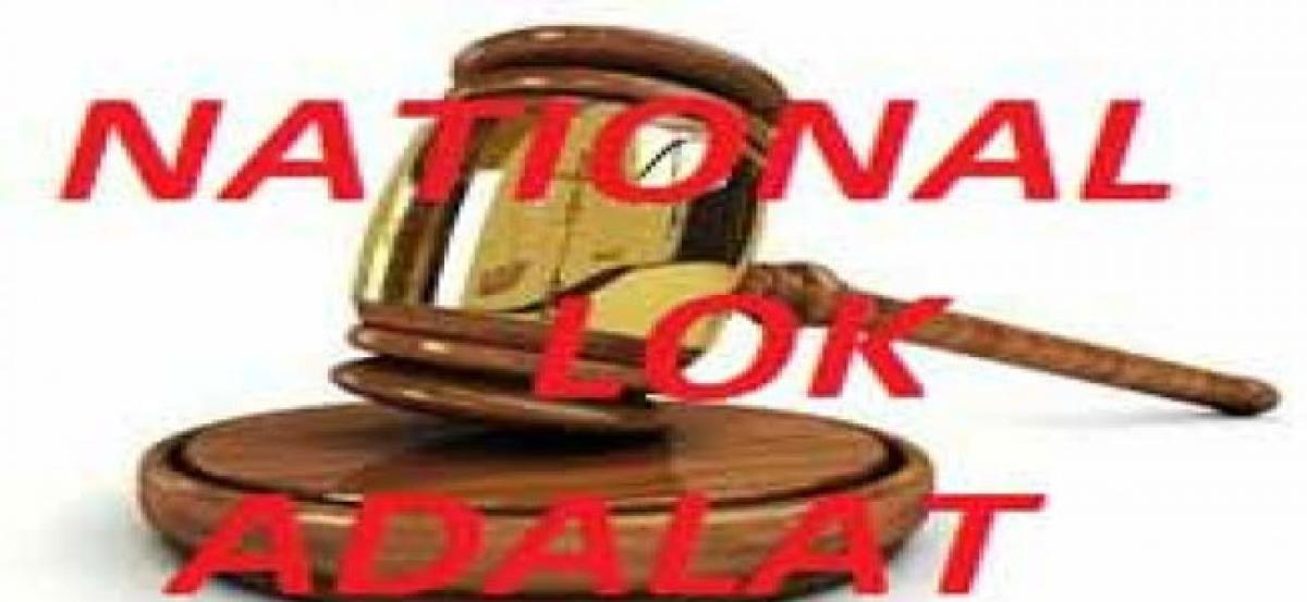 National Lok Adalat settles 11,662 cases in Telangana