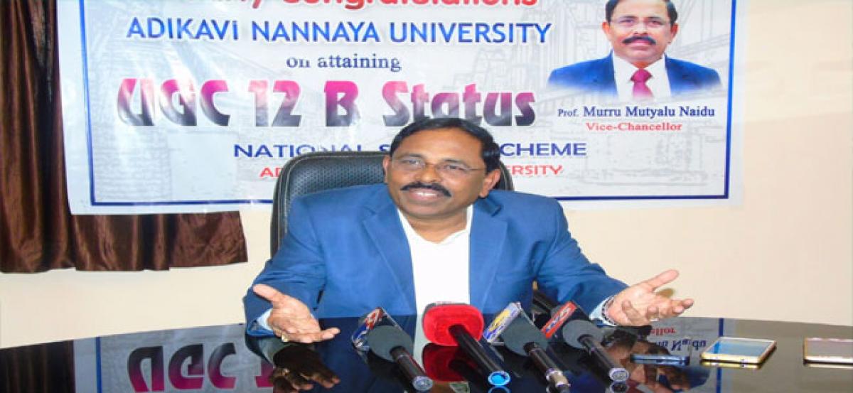 Nannaya varsity secures 12-B status