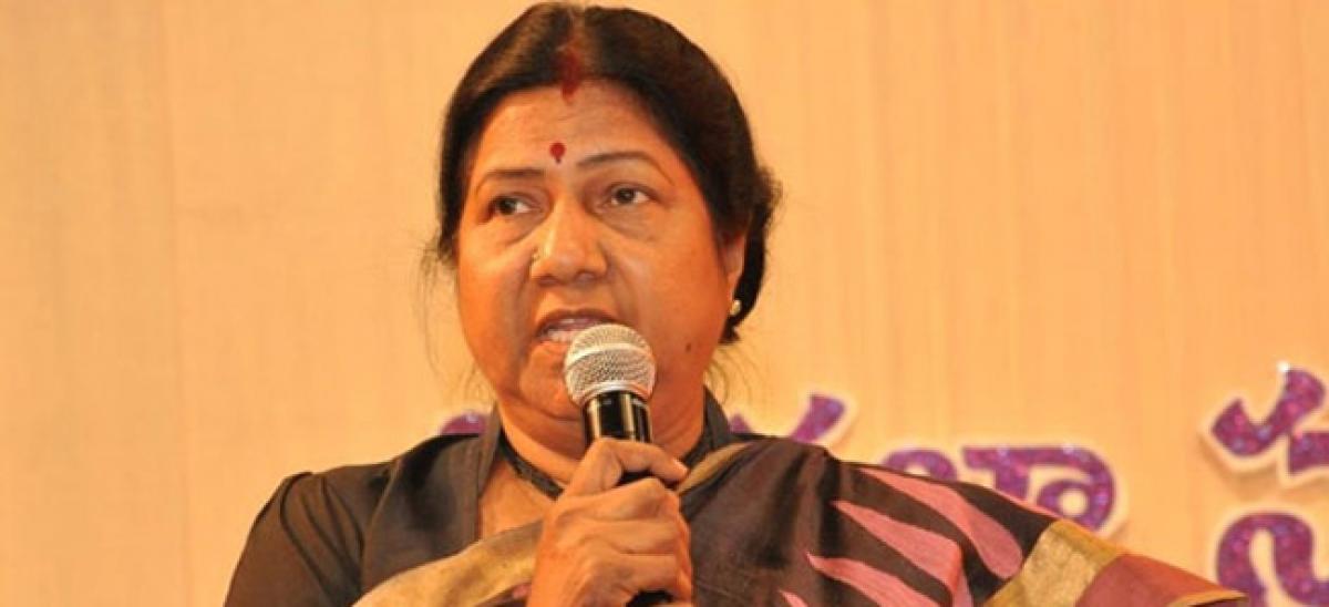 Do not argue for accused in rape cases, Nannapaneni Rajakumari appeals to advocates