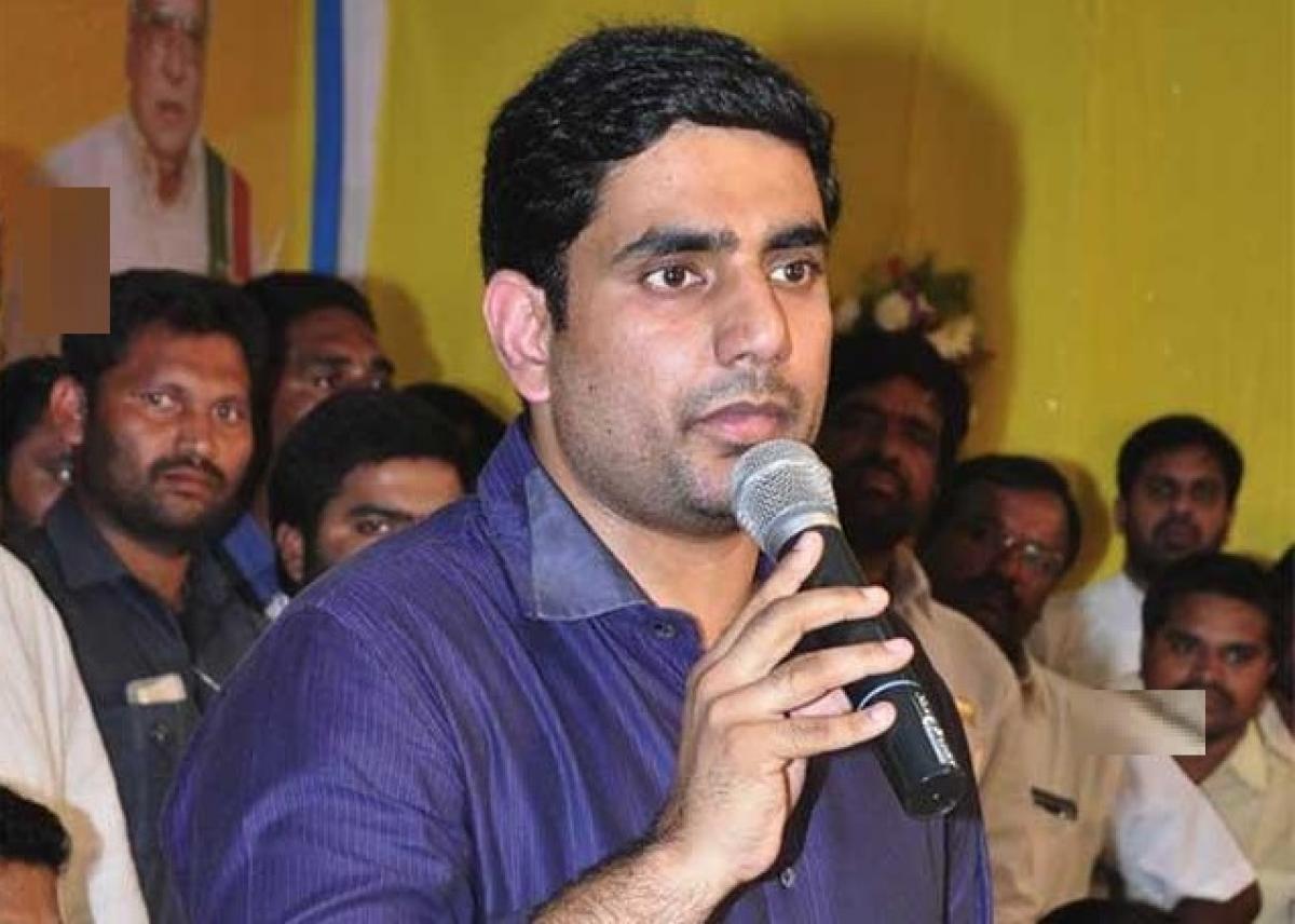 Nara Lokesh participates in Swachhta Hi Seva Program in Vijayawada