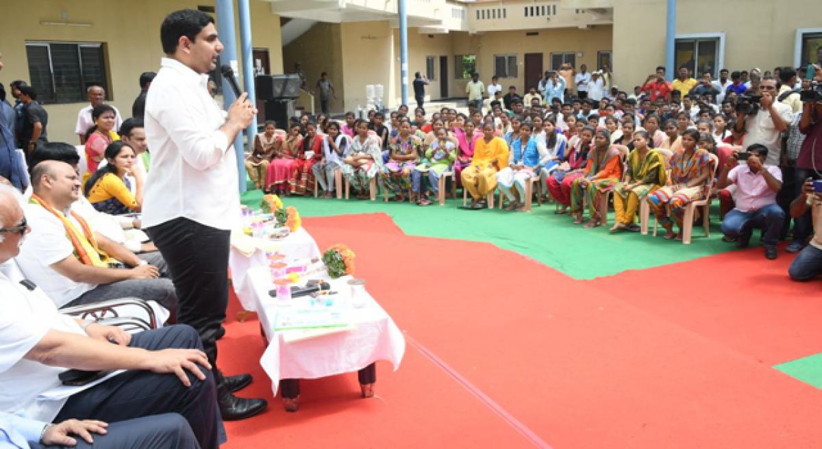 Jobs are top priority: Lokesh