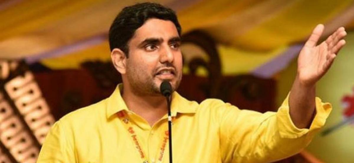 Lokesh Asks AP People Not Support Jagan & Pawan