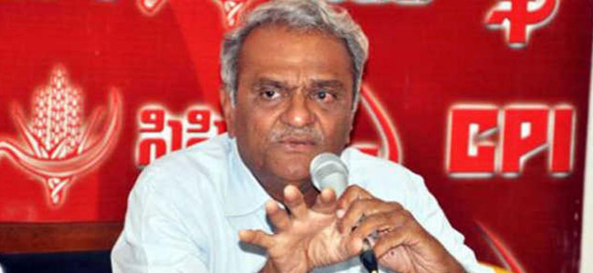 TDP, TRS failed to curb sand mafia: CPI