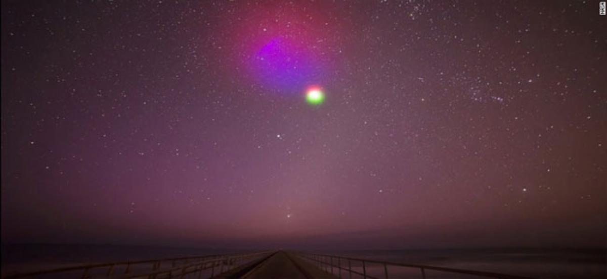 NASA rocket creates artificial clouds