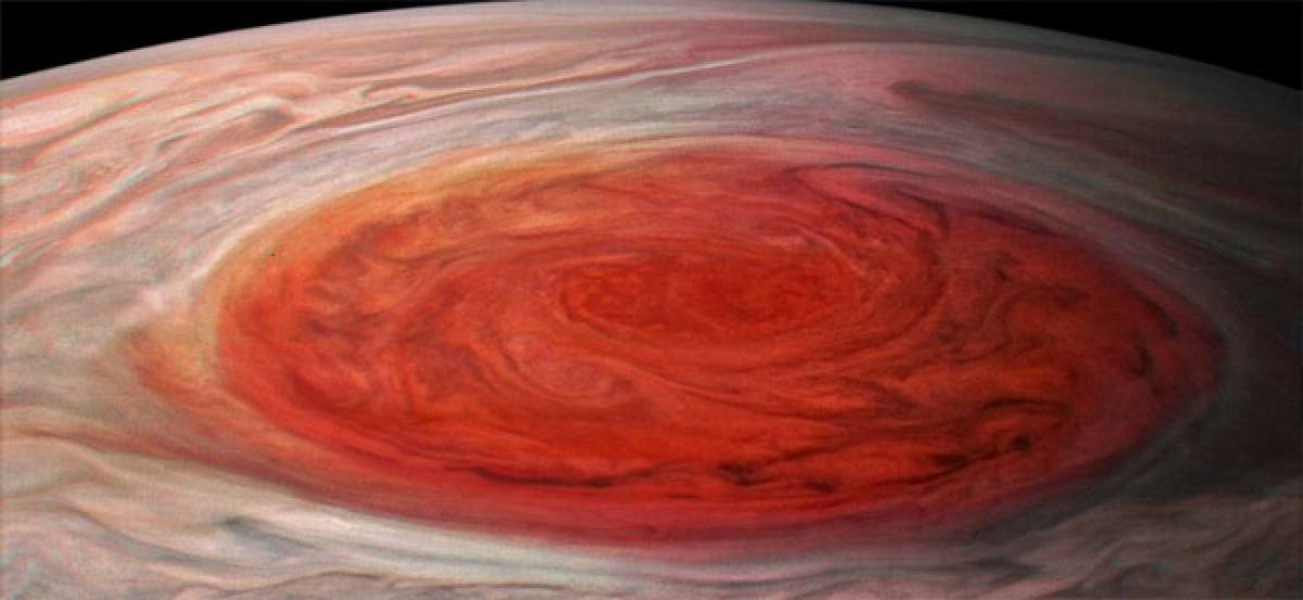 NASA reveals stunning images of Jupiter’s  Great Red Spot