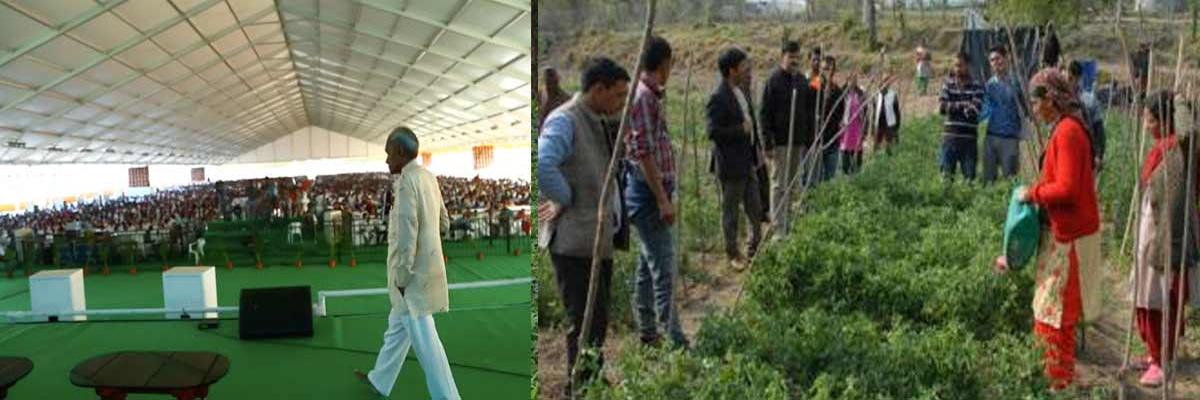 Kadapa farmers leave for Guntur to attend natural farming camp