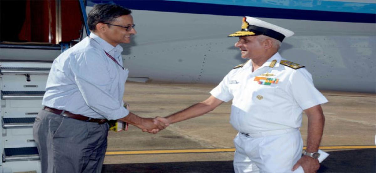 Defence Secretary visits Eastern Naval Command