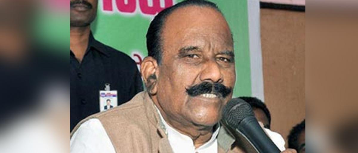 Waiting for KCR appointment: Nayini Narasimha Reddy