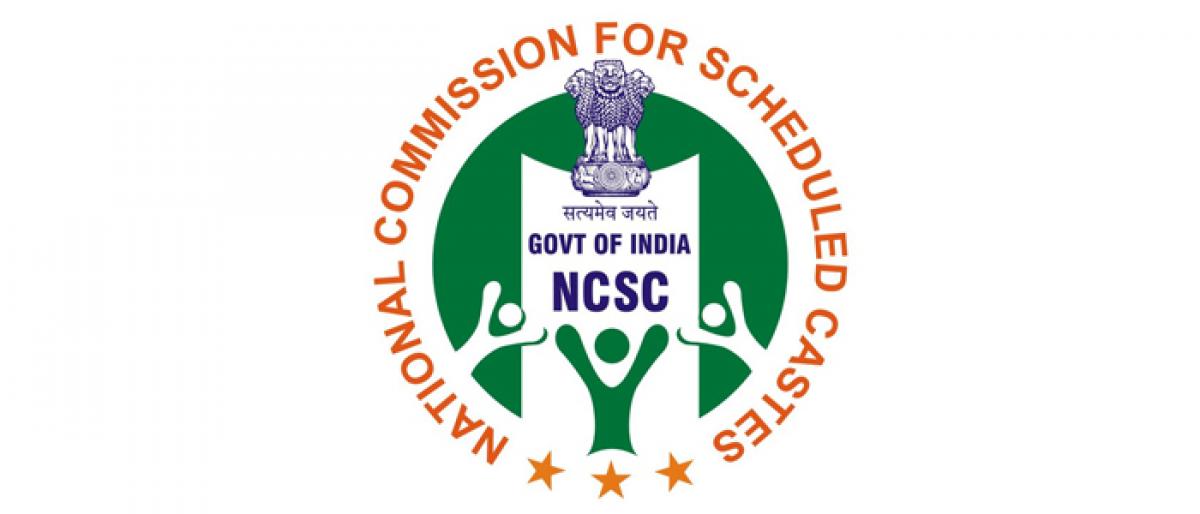 National Commission for Scheduled Castes issued notices to DGP & Vizag CP.