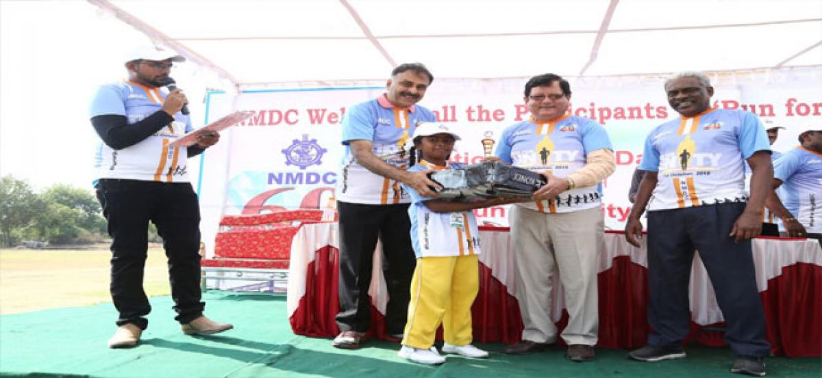 NMDC holds Run for Unity event