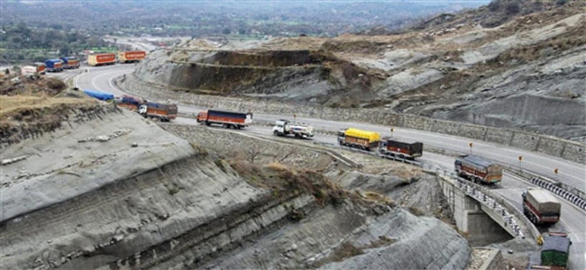 Jammu-Srinagar national highway closed after landslide in Ramban