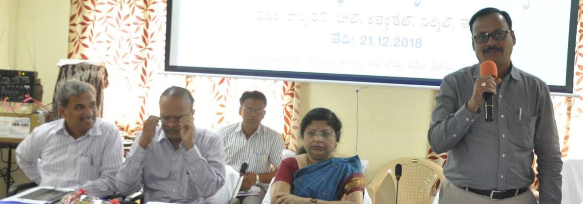 Collector M Prashanti stresses need to protect groundwater