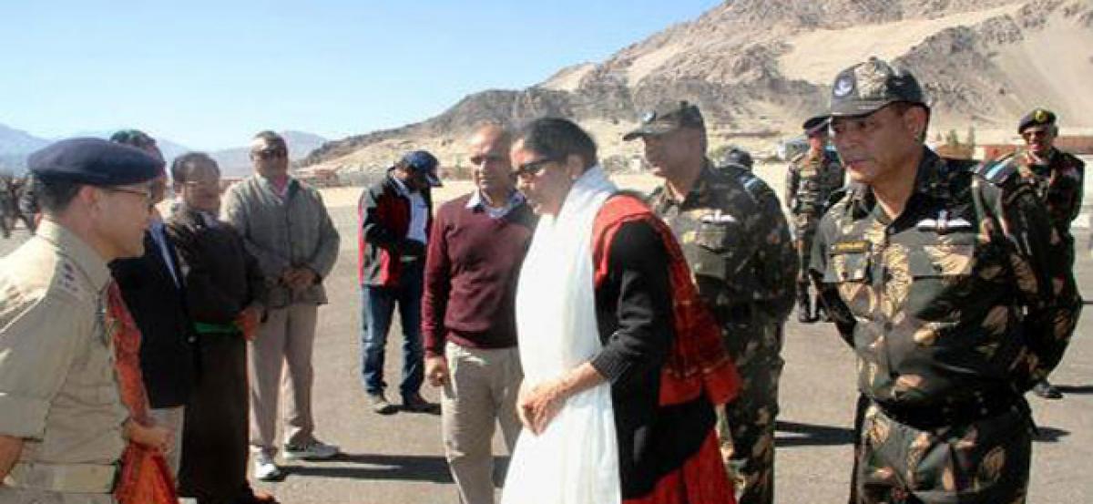 Nirmala Sitharaman visits Jammu and Kashmir to review Amarnath Yatra security