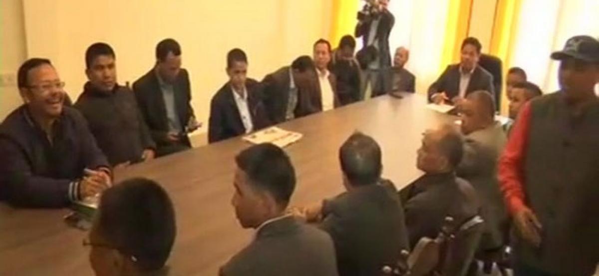 NPP meeting underway to decide Meghalaya fate