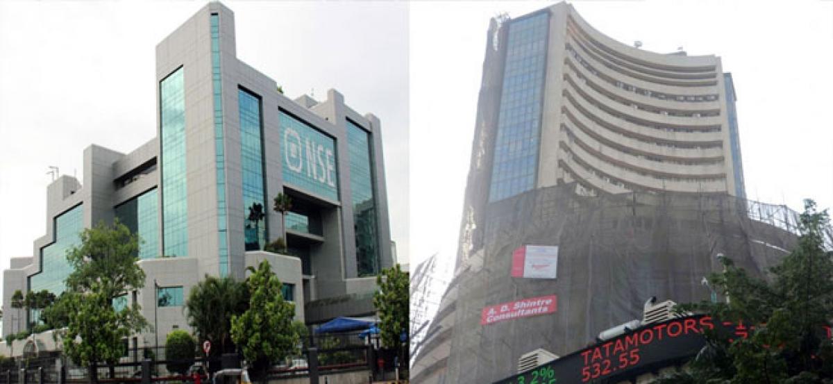 Equity indices trade with gains, Sensex scales new high intra-day