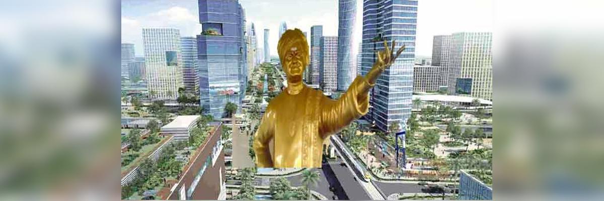 Andhra Pradesh government  to construct 60-ft NTR statue in Amaravati