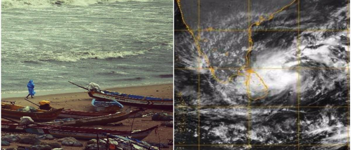 North coastal districts to receive heavy rainfall due to Cyclone Ockhi