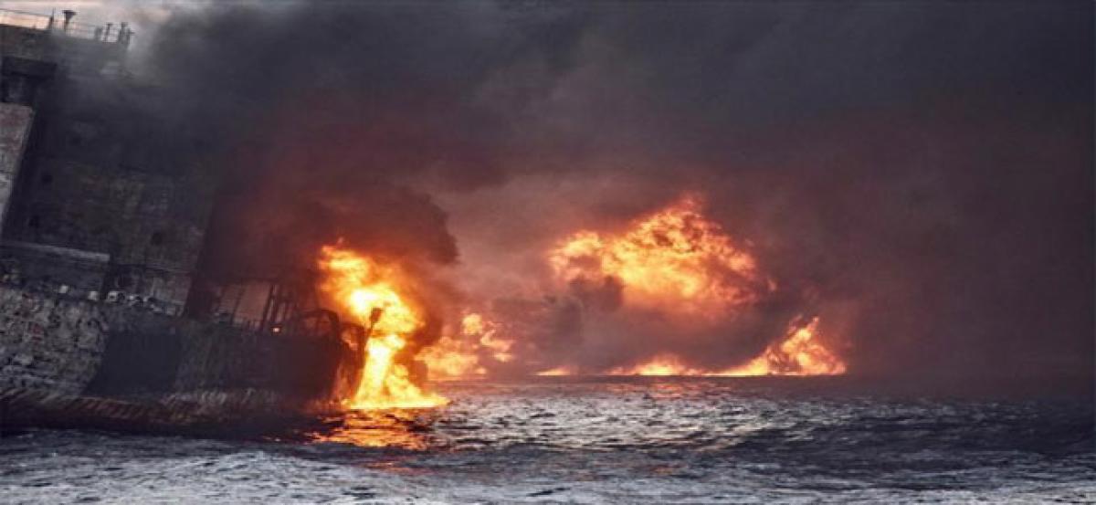 Burning Iranian oil tanker finally sinks: Chinese state TV