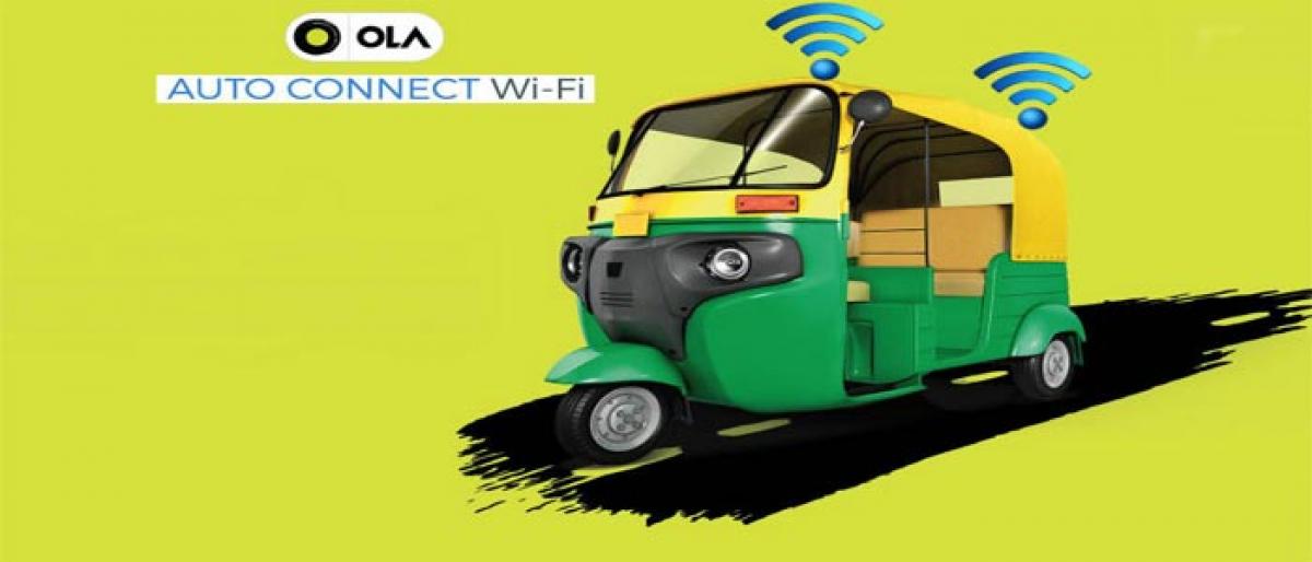 Ola extends  Auto-Connect WiFi  to its 3-wheeler service