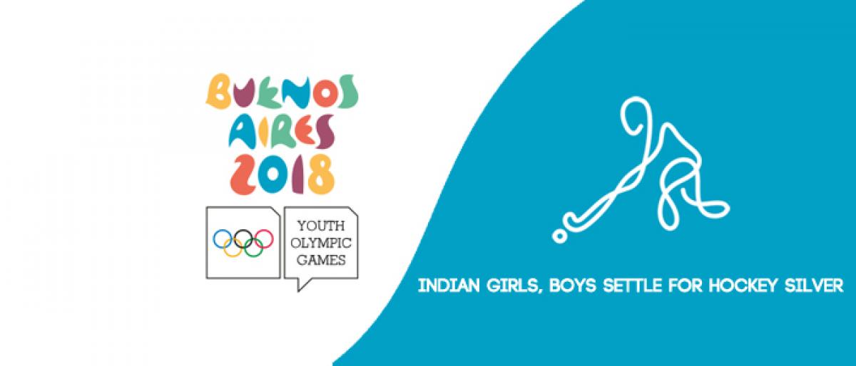Indian girls, boys settle for hockey silver
