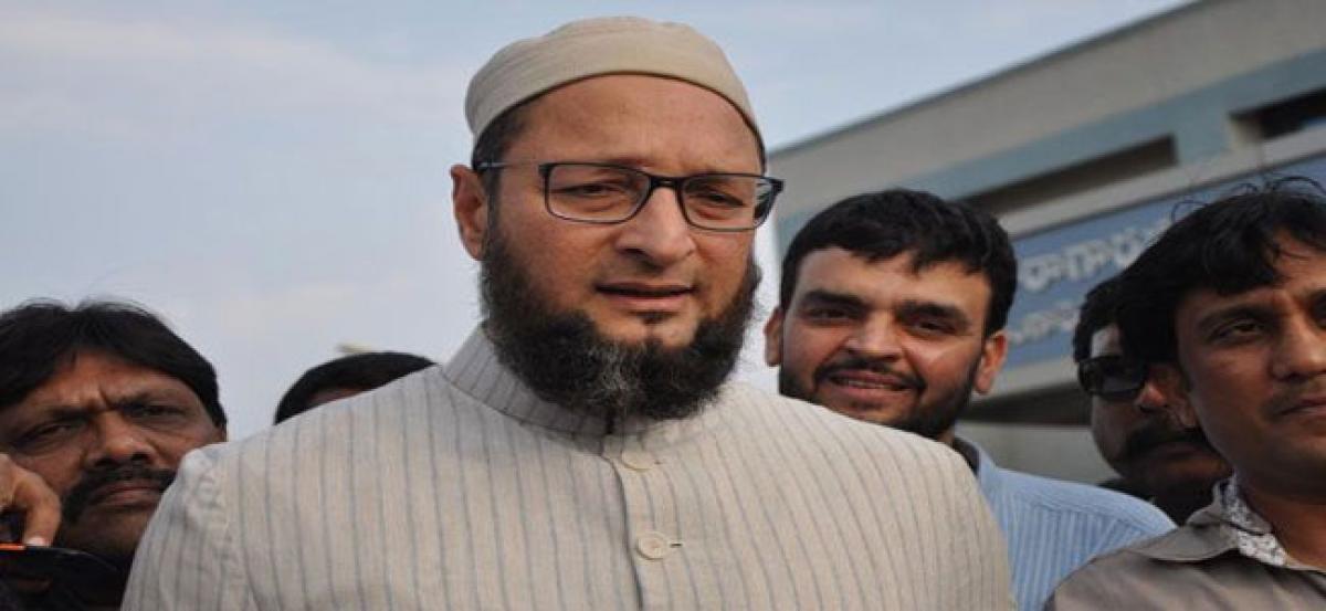 BJP reverting to original agenda:AIMIM president Asaduddin Owaisi