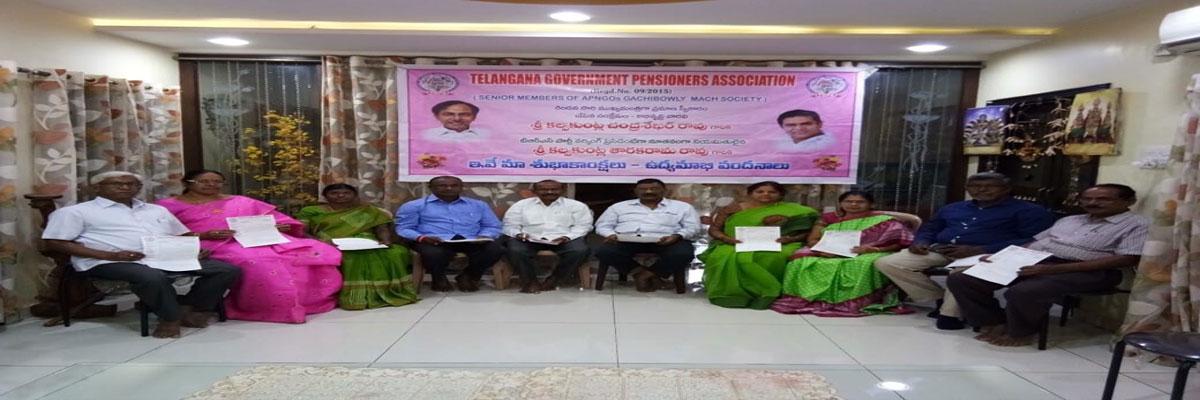 Pensioners association elects new president Kanakam Komurelli