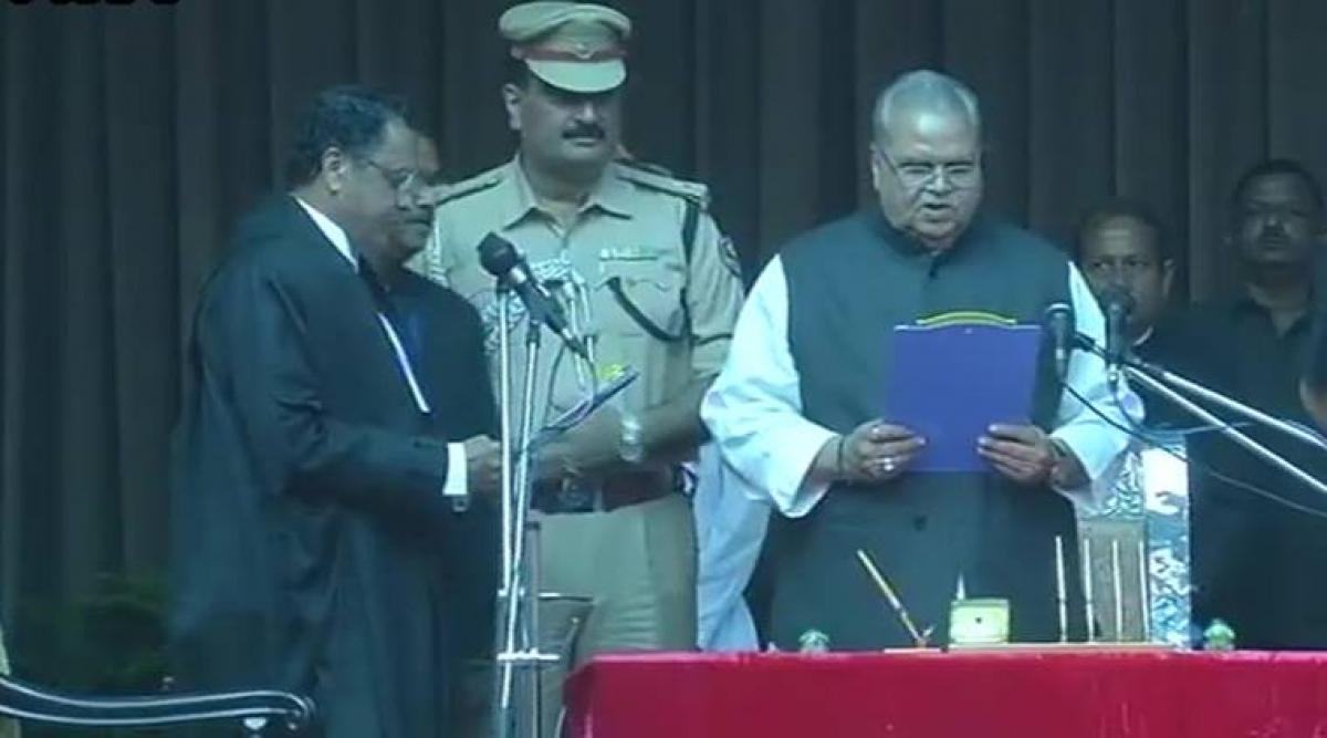 Satya Pal Malik takes oath as Bihar Governor