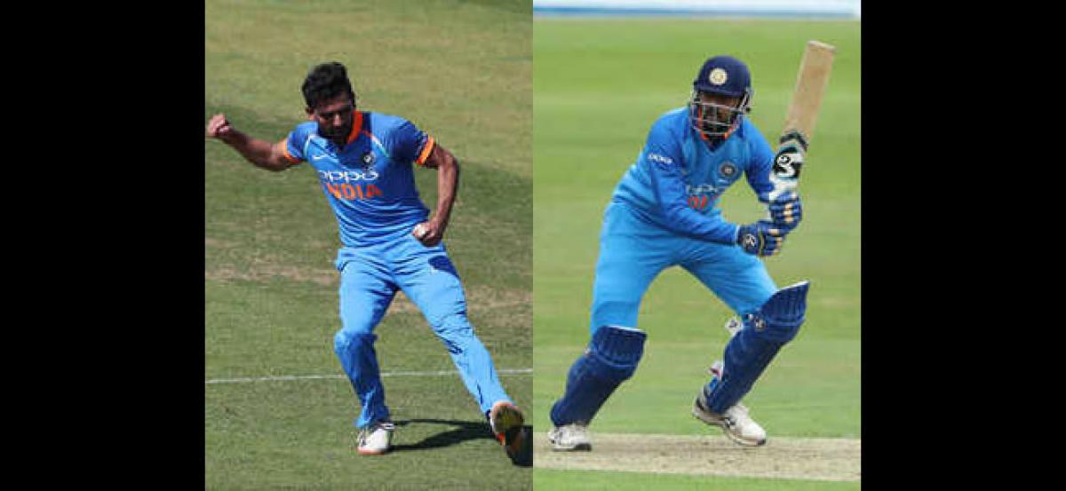 Krunal Pandya, Deepak Chahar get maiden India call-up